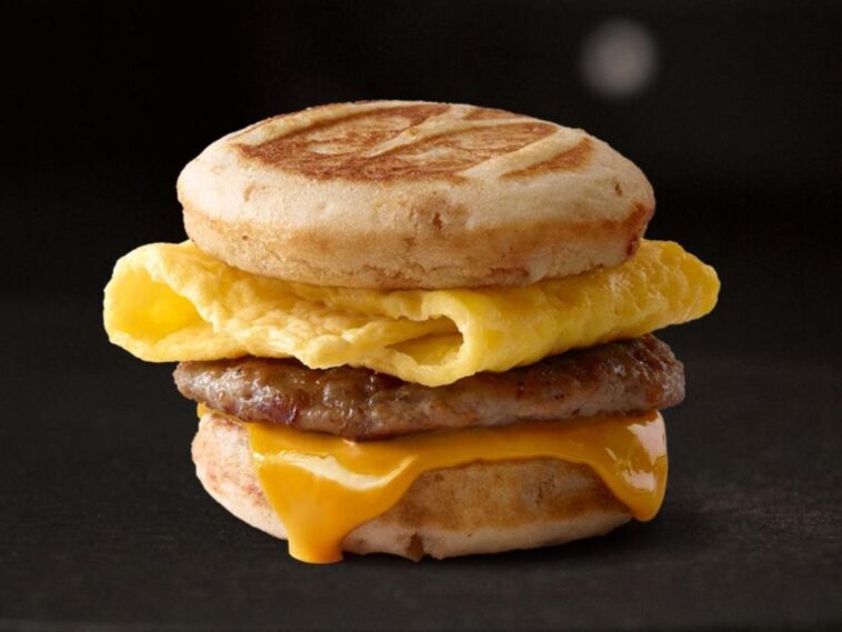 How many calories are in a sausage Mcgriddle from McDonald's?