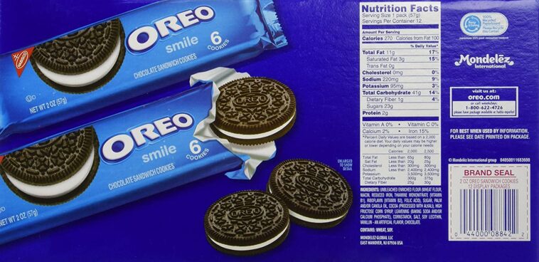 How many calories are in a single Oreo?