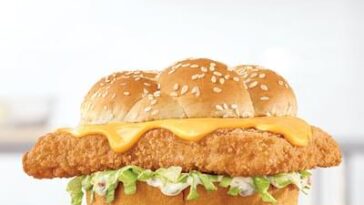 How many calories are in an Arby's fish sandwich without tartar sauce?