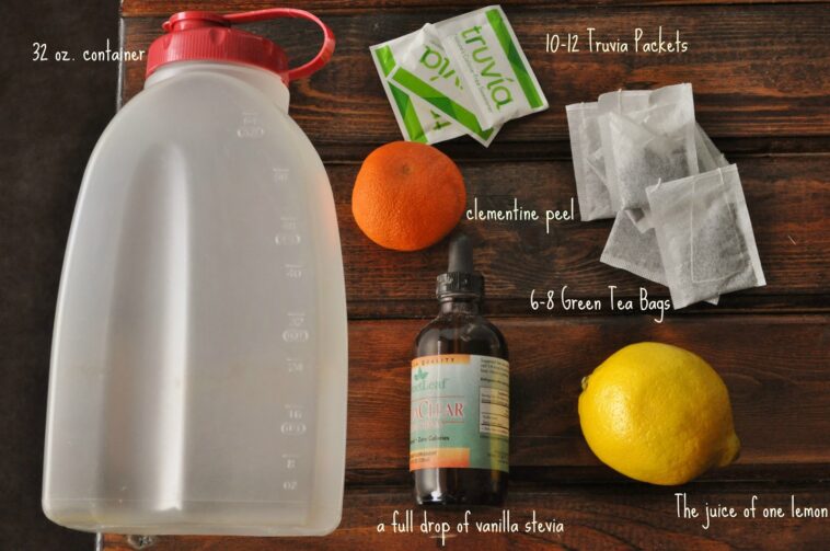 How many calories in Panera passion papaya green tea?