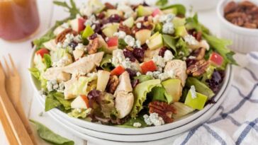 How many calories in Wendy's Apple Pecan Salad without dressing?