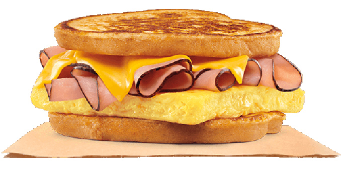 How many calories in a Burger King french toast sandwich with bacon?
