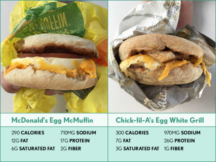 How many calories in a Chick-fil-A chicken egg and cheese biscuit?