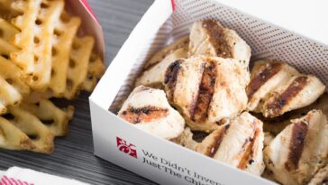 How many calories in a Chick-fil-A grilled chicken biscuit?