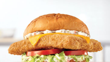 How many calories in a Crispy Fish Sandwich from Arby's?