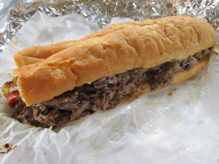 Hvor mange kalorier i en Jersey Mike's Philly cheese steak?