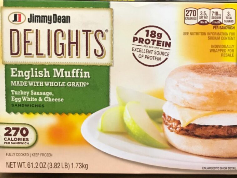 How many calories in a Jimmy Dean turkey sausage egg and cheese croissant?