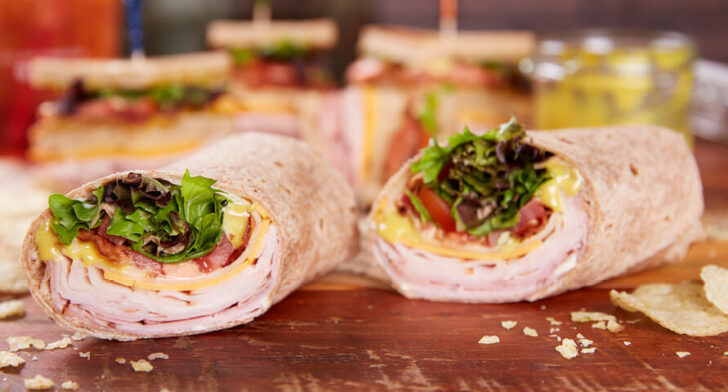 How many calories in a McAlister's club wrap?