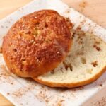 How many calories in a Panera cinnamon crunch bagel with cream cheese?