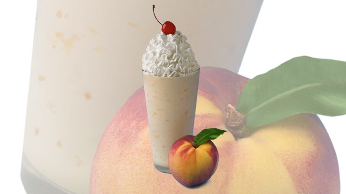 How many calories in a Peach Milkshake from Chick-fil-A?