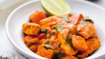 How many calories in a chicken tikka masala from an Indian?