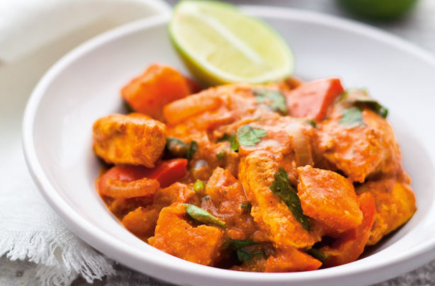 How many calories in a chicken tikka masala from an Indian?