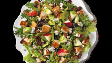 How many calories in a small Wendy's apple pecan salad?