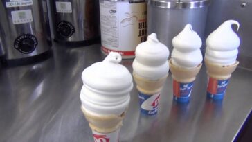 How many calories in a small vanilla ice cream from Dairy Queen?