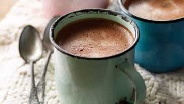 How many calories in a teaspoon of hot chocolate powder?