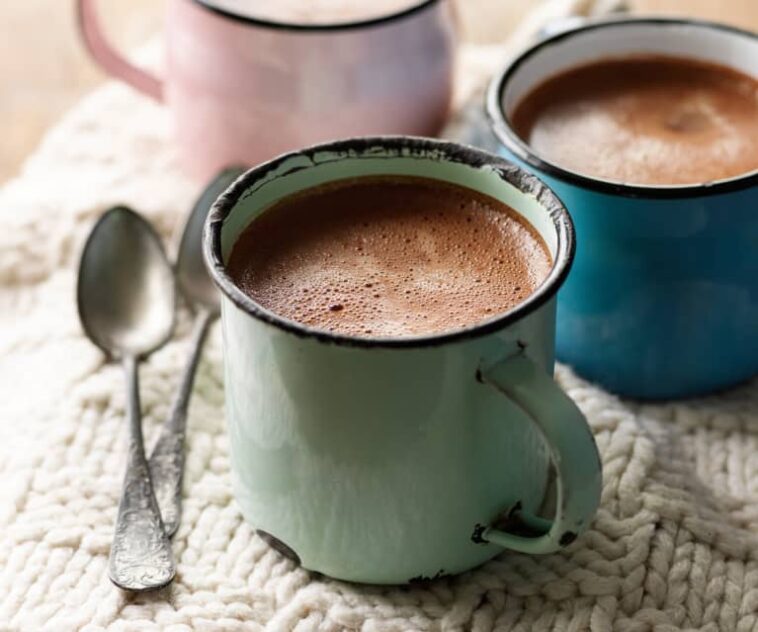 How many calories in a teaspoon of hot chocolate powder?