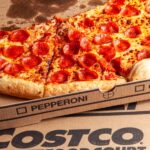 How many calories is Costco frozen pizza?