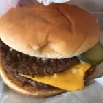 How many calories is a McDouble without the bun?