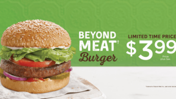 How many calories is a beyond burger at Starbucks?