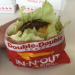 How many calories is a lettuce wrap from In-N-Out?