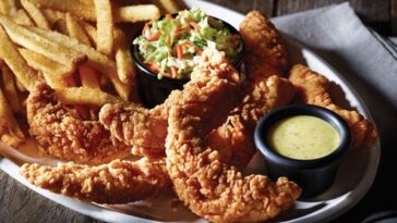 How many calories is the chicken tender platter Applebees?