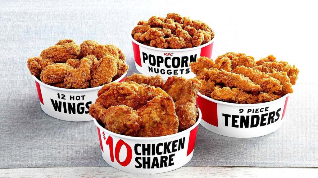 How many carbs are in KFC chicken?