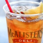 How many carbs are in McAlister's tea?
