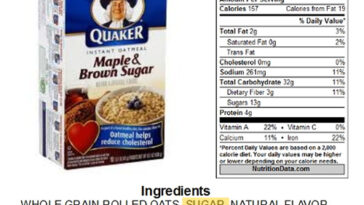 How many carbs are in Quaker Low sugar oatmeal?