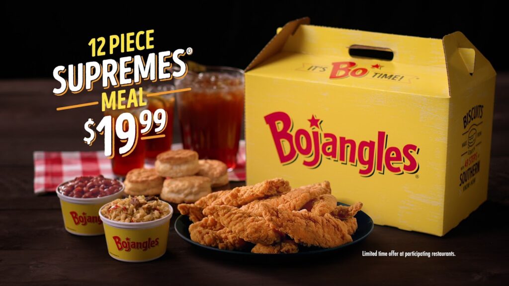 How many carbs are in a 4 piece supreme from Bojangles?