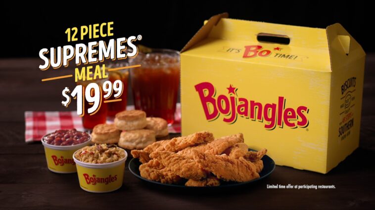 How many carbs are in a 4 piece supreme from Bojangles?