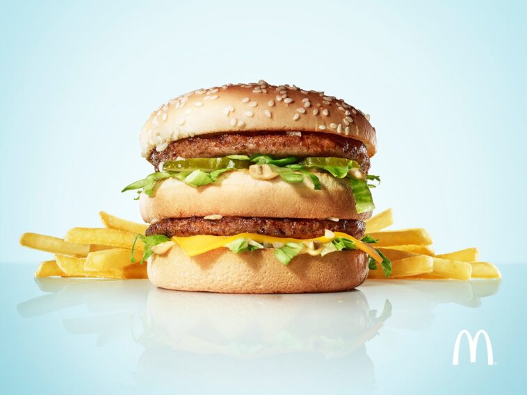 How many carbs are in a Big Mac without the bun?