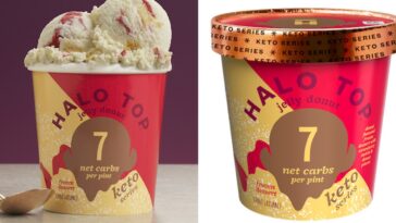 How many carbs are in a pint of Halo top ice cream?