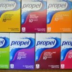 How many flavors of Propel water are there?