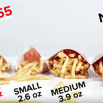 How many french fries in a McDonald's serving?