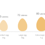 How many grams are in a eggs?