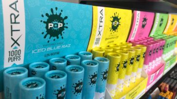 How many hits are in a puff bar?