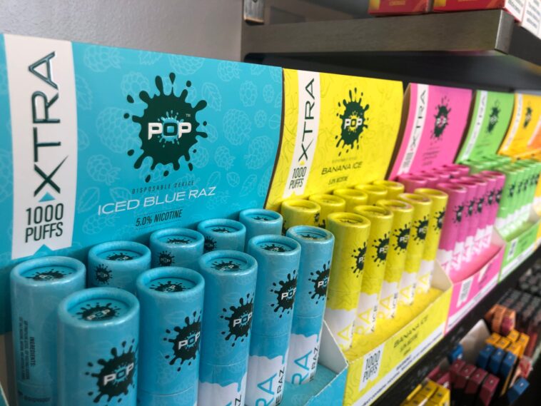 How many hits are in a puff bar?