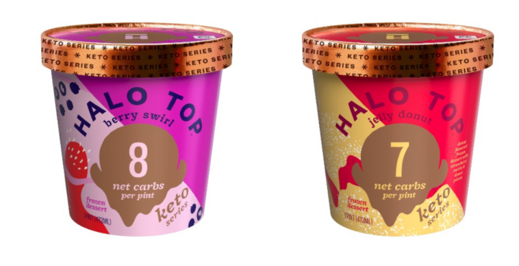 How many net carbs are in Halo Top cookies and cream?