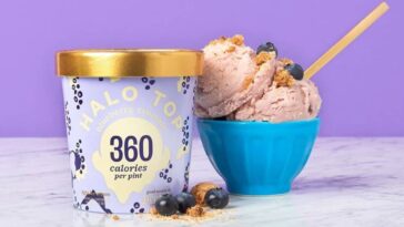 How many net carbs are in Halo ice cream?