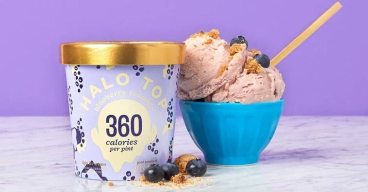 How many net carbs are in Halo ice cream?