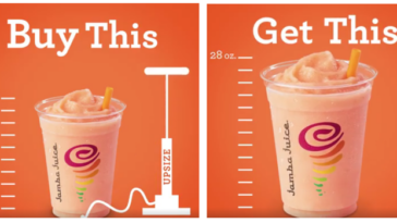 How many ounces is a Jamba Juice tumbler?