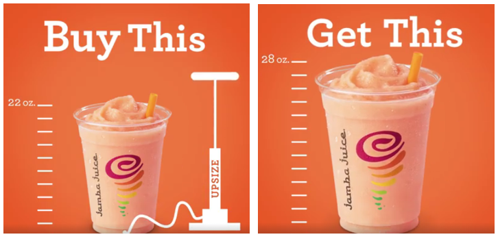How many ounces is a Jamba Juice tumbler?
