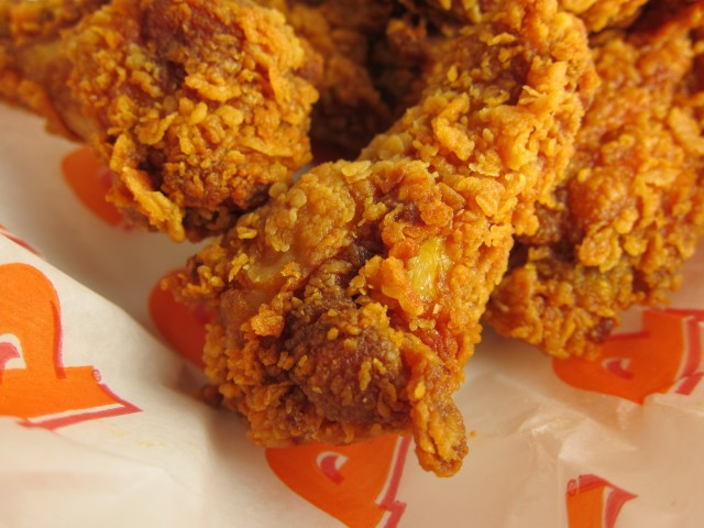 How many pieces are in Popeyes ghost pepper wings?