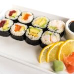 How many pieces of sushi are in a roll?