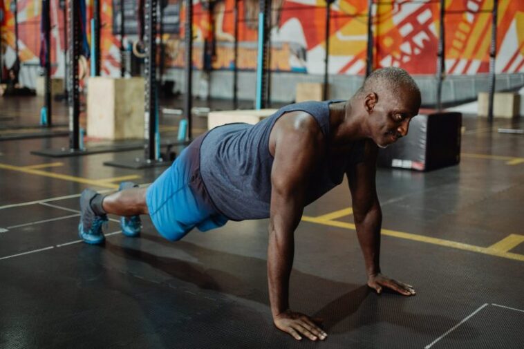 How many pushups should a 50 year old man do?