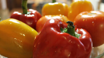 How many servings is a whole bell pepper?