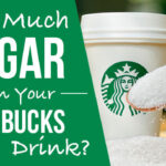 How much added sugar is in a latte?