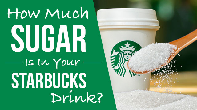 How much added sugar is in a latte?