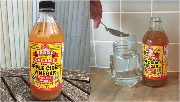 How much apple cider vinegar with mother should you drink a day?