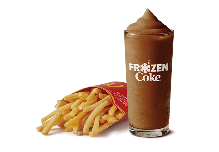 How much are frozen Cokes at McDonalds?